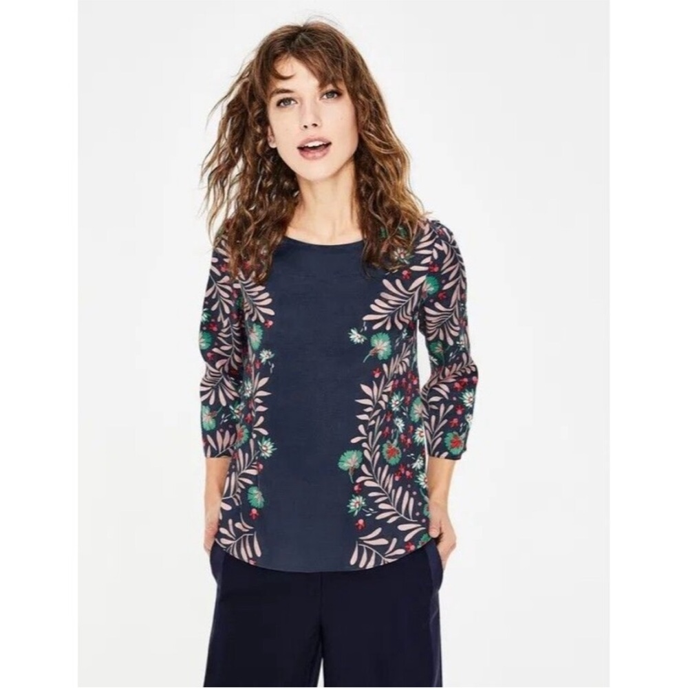 Boden Larissa Floral Top, EUC - Picture 10 of 11